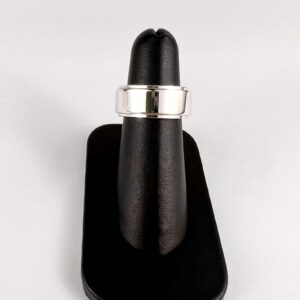 Tiffany & Co. Sterling Silver Metropolis Screw Ring Band Sz. 6.25''