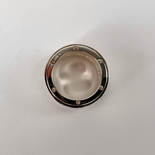 Tiffany & Co. Sterling Silver Metropolis Screw Ring Band Sz. 6.25'' - Image 5