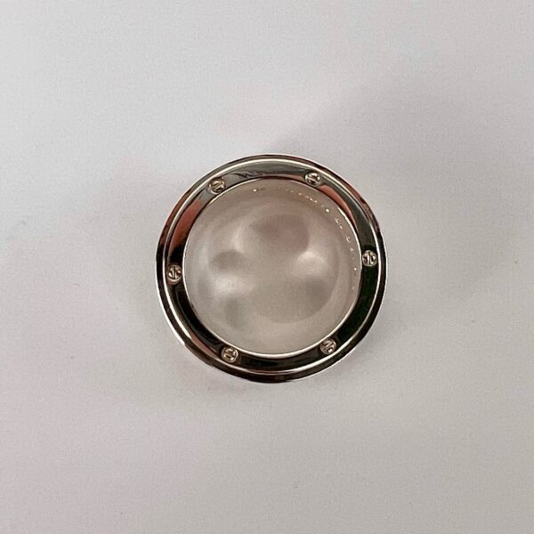 Tiffany & Co. Sterling Silver Metropolis Screw Ring Band Sz. 6.25'' - Image 6