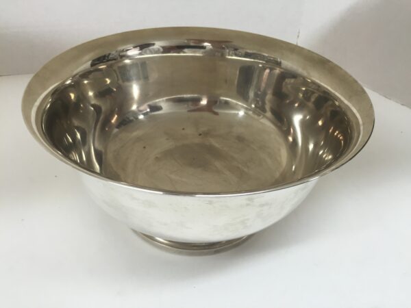 Vintage Paul Revere Reproduction Model 408 9'' Sterling Bowl - Image 3