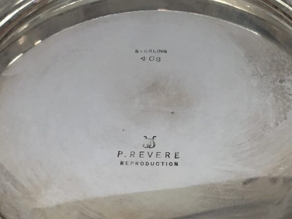 Vintage Paul Revere Reproduction Model 408 9'' Sterling Bowl - Image 4