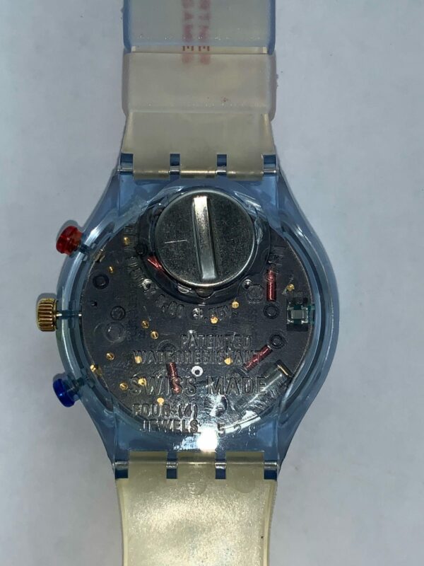 Vintage Swatch Watch 1996 Atlanta Olympics KALOS Greek Run SCZ102 - Image 11