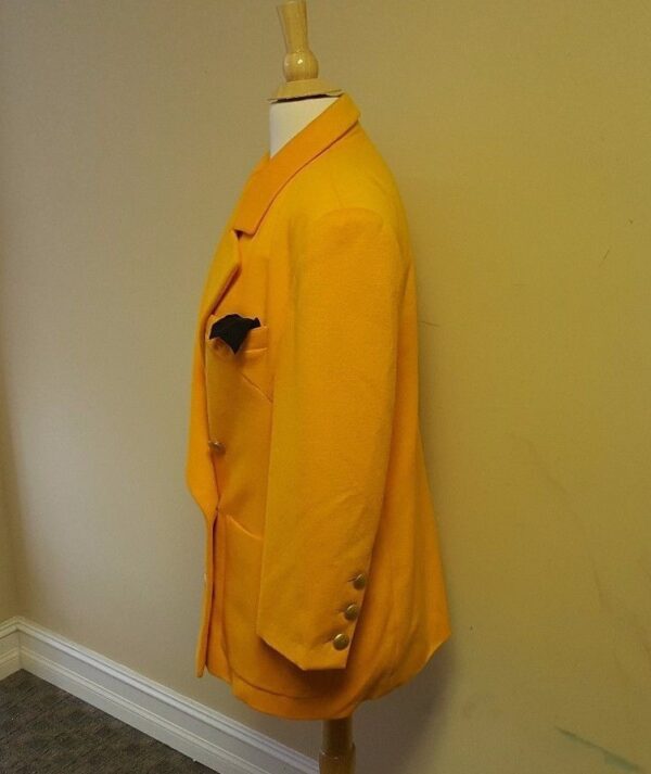 Escada by Margaretha Ley Orange Suit Jacket Blazer Size 42 - Image 3