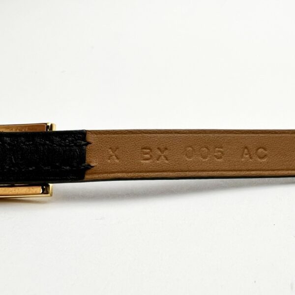 Hermes Behapi Triple Tour Black Leather Bracelet - Image 6