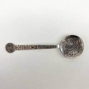 Mexico Mayan Calendar Sterling Silver 925 Collectable Spoon