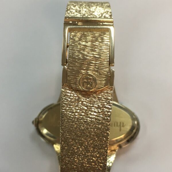 VERY UNIQUE Mathey-Tissot 14k Ladies Vintage Gold and Diamond Watch w/ Box - Image 9
