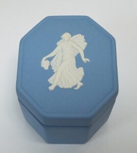 Wedgwood Trinket Box Made in England Hallmark KD