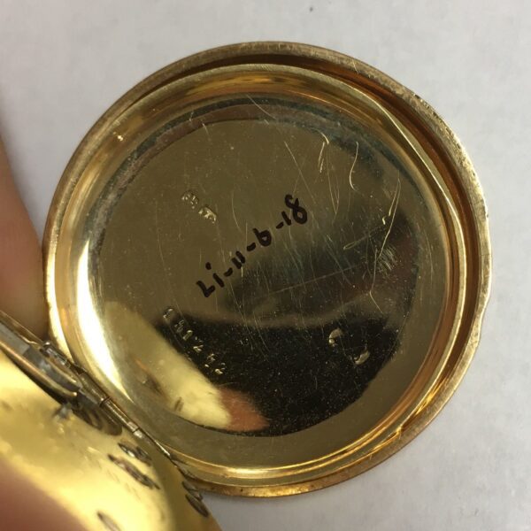 Antique Victorian Jenner & Knewstub Half Hunter 18k Gold Pocket Watch - Image 12