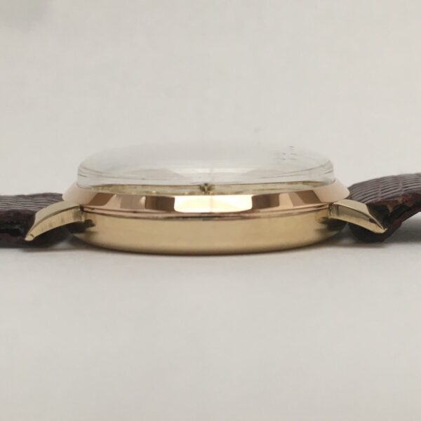 BWC London Coin Dial 9k Gold Case Mechanical Manual Wind Watch - Image 6