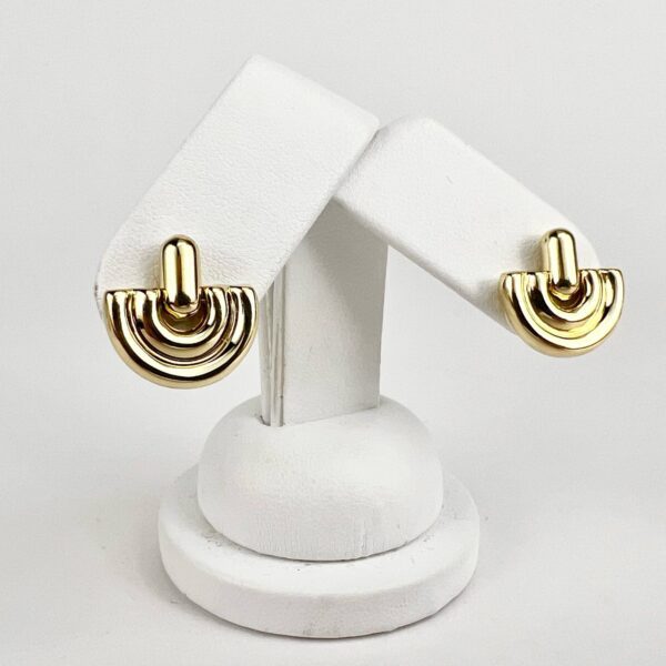 Chimento 18k Italian Yellow Gold Dangle Stud Earrings - Image 3