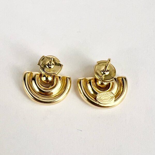 Chimento 18k Italian Yellow Gold Dangle Stud Earrings - Image 6