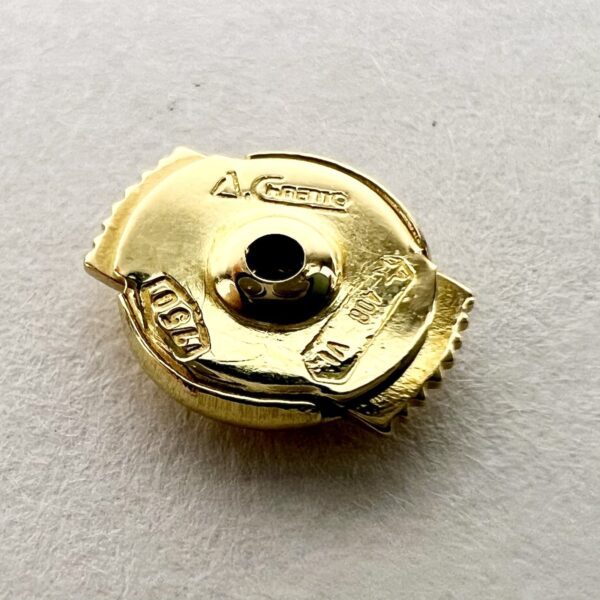 Chimento 18k Italian Yellow Gold Dangle Stud Earrings - Image 8