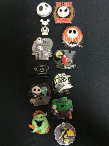 Disney Nightmare Before Christmas Pin Set - 12 Pins