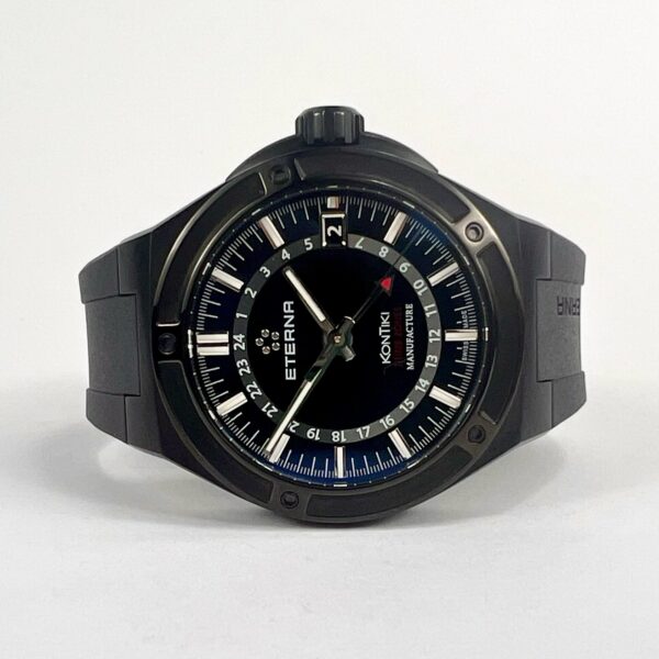 Eterna Royal KonTiki GMT Automatic Black Swiss Watch 7740.43
