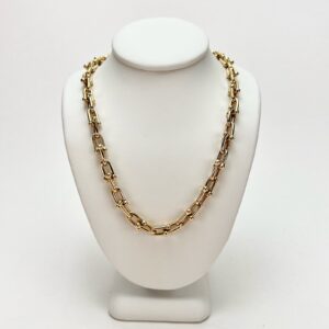 Tiffany & Co. Hardwear 18k Yellow Gold Small Link Necklace 18''