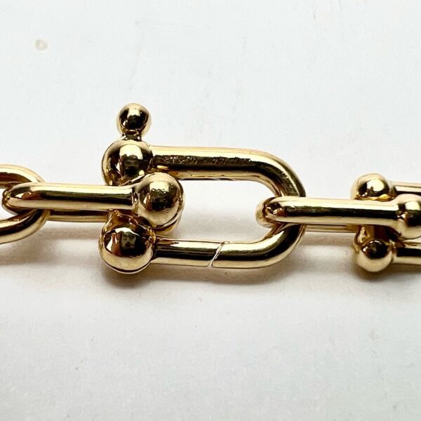 Tiffany & Co. Hardwear 18k Yellow Gold Small Link Necklace 18'' - Image 10