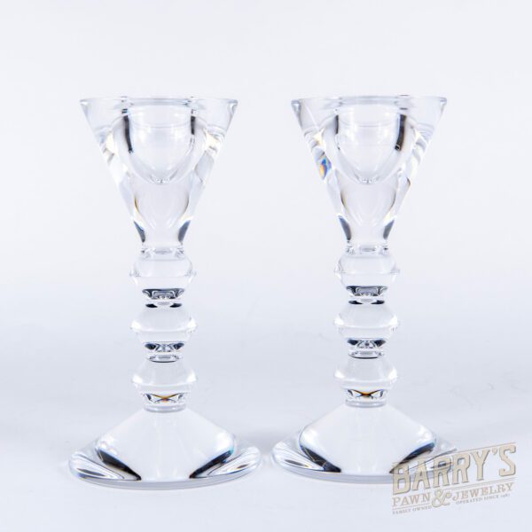 Baccarat Vega Pair of Candlesticks Candle Holder 5 3/4" - Image 3