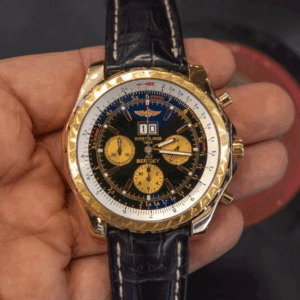 Breitling H44363 18k Gold Bentley Chronograph Limited Edition 202/500 Watch