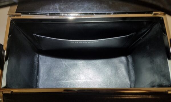 Chanel Vanity Hand Shoulder Box Bag Rare Vintage Quilted Purse Authenticity Card - Image 11