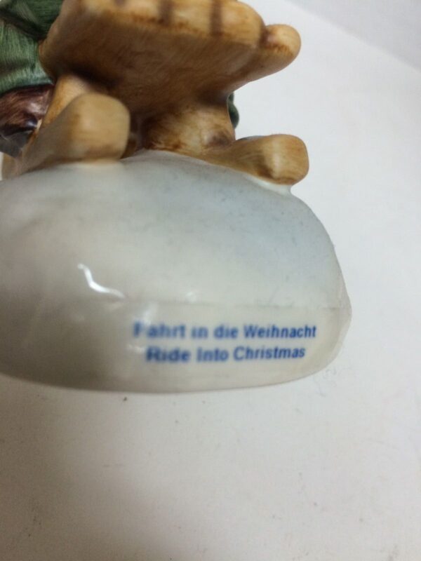 Hummel Goebel Figurine "Ride into Christmas" - Image 6