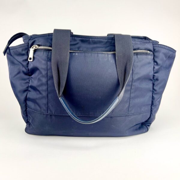 PRADA Nylon Tessuto Diaper Baby Bag - Blue - Image 3