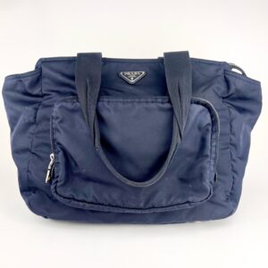 PRADA Nylon Tessuto Diaper Baby Bag - Blue