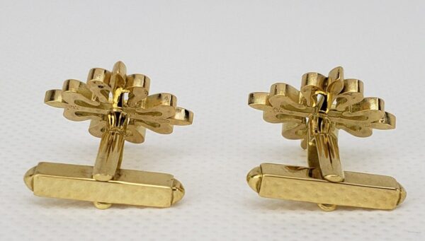Patek Philippe 18k Yellow Gold Calatrava Solid Gold Cufflinks - Image 12