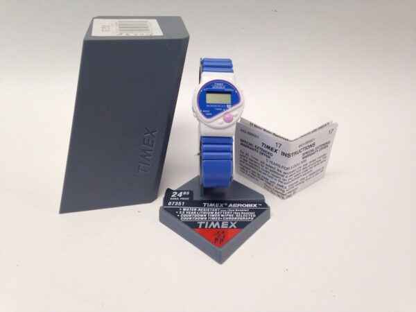 Rare Vintage Timex 07351 Aerobix Digital Fitness Watch NOS! - Image 3