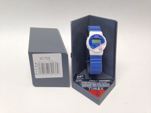 Rare Vintage Timex 07351 Aerobix Digital Fitness Watch NOS! - Image 4