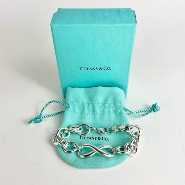 Tiffany & Co. Large Link Infinity Bracelet 7.5'' - Image 3