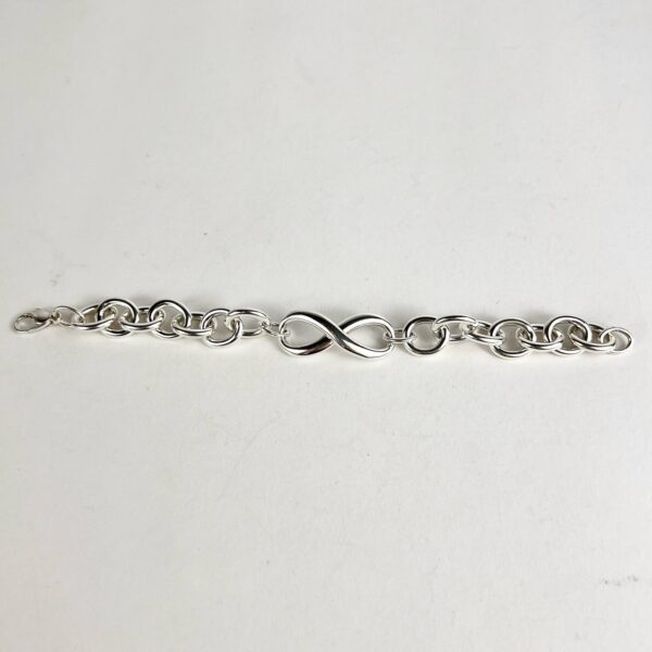 Tiffany & Co. Large Link Infinity Bracelet 7.5'' - Image 5