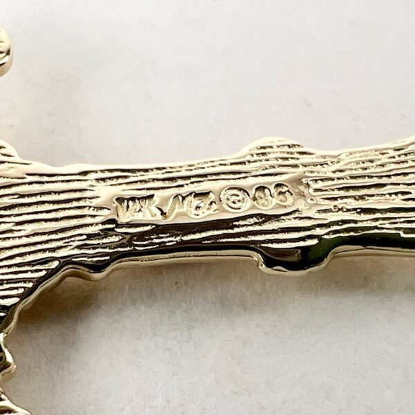 14k Yellow Gold Crucifix Cross Christian Catholic Jesus Drop Pendant 1 3/4'' - Image 5