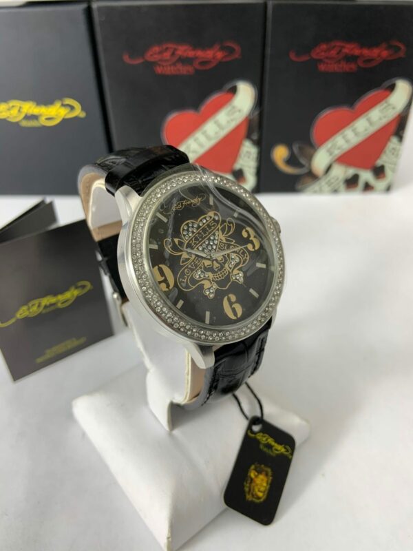 Ed Hardy Apollo Love Kills Watch AP-LK0266 NIB - Image 3