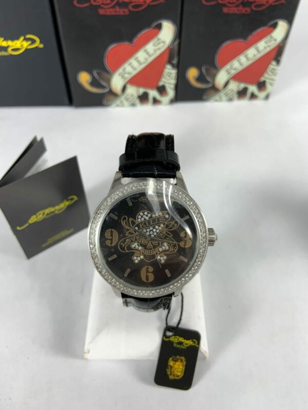 Ed Hardy Apollo Love Kills Watch AP-LK0266 NIB - Image 5