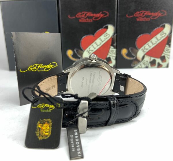 Ed Hardy Apollo Love Kills Watch AP-LK0266 NIB - Image 6