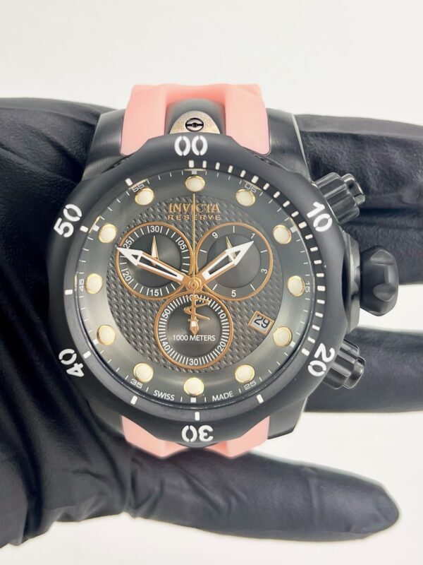 Invicta Reserve Venom Pink Band Chronograph Watch - 5735 - Image 3