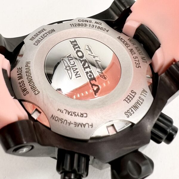 Invicta Reserve Venom Pink Band Chronograph Watch - 5735 - Image 10