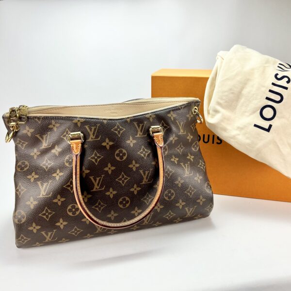 Louis Vuitton Monogram Pallas MM Handbag - Image 4