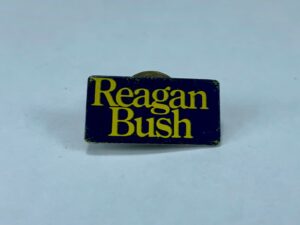 Reagan Bush Political Presidential Campaign Pin