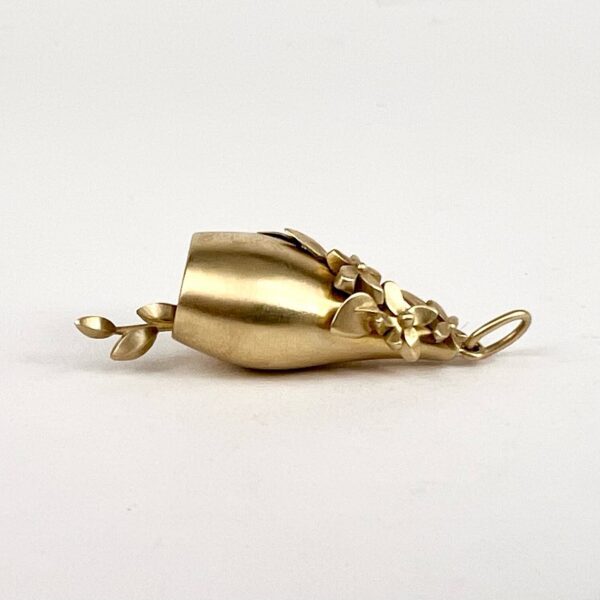 10k Yellow Gold Gwen Barba Blossom Bell Pendant - Image 6