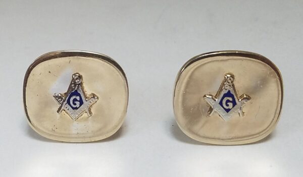 Freemason Masonic Cuff Links Free Mason Blue Lodge Fraternity - Image 3