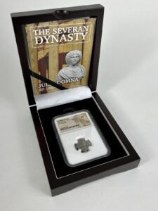 Julia Domna AR Denarius AD 193-217 NGC XF
