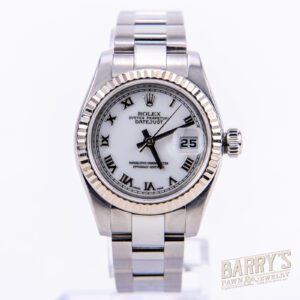 Rolex Ladies Datejust 179174 Z Serial Stainless Steel Watch