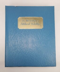 The Treasury of Biblical Wildlife Franklin Mint 24 Sterling Silver Ingot Booklet