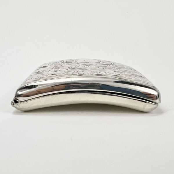 Vintage 925 Sterling Silver Pocket Cigarette Card Case Holder Engraved - Image 7