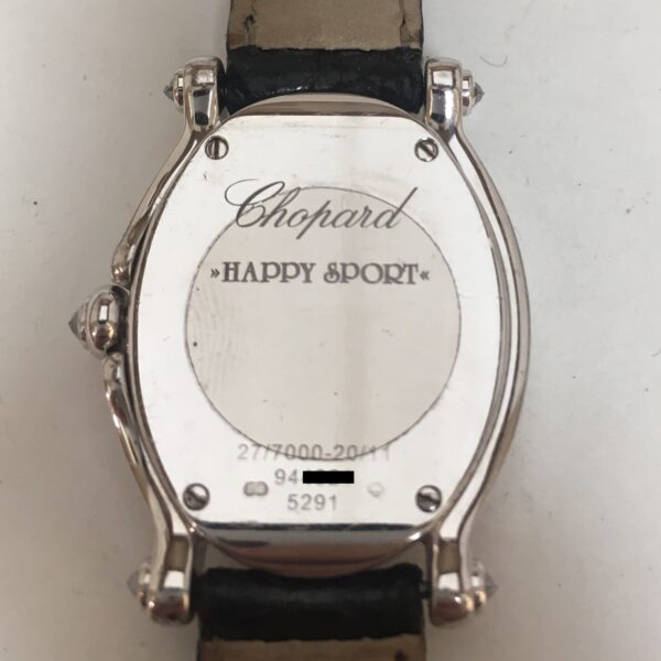 Chopard Happy Sport 27/7000-20/11 3.36ct Diamond Lug 18k White Gold Watch - Image 6
