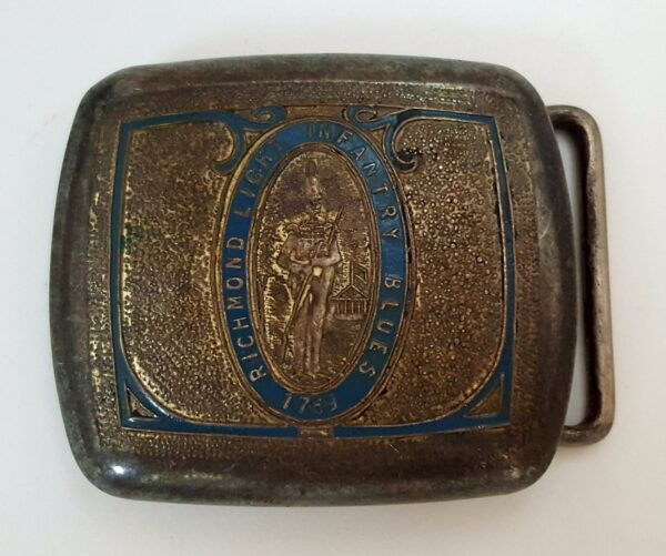 Hickok Plate Bronze Richmond Light Infantry Blues 1789 Belt Buckle