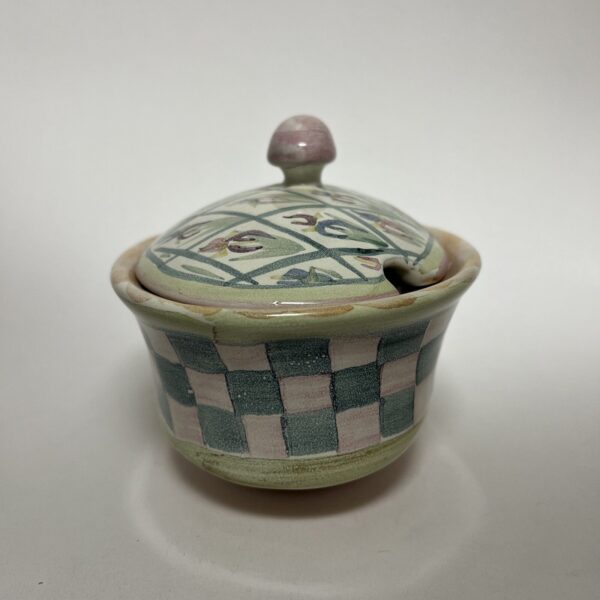 Mackenzie Childs Casserole Tureen Notched Lidded Dish Bowl - Image 5