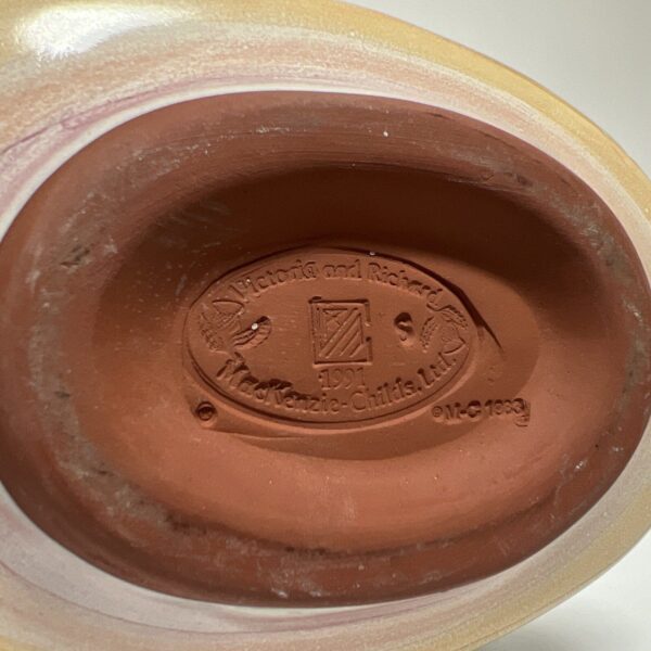 Mackenzie Childs Casserole Tureen Notched Lidded Dish Bowl - Image 9