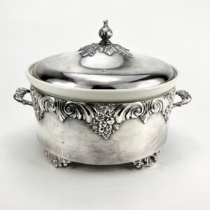 Reed & Barton King Francis Silver Plate Casserole Dish